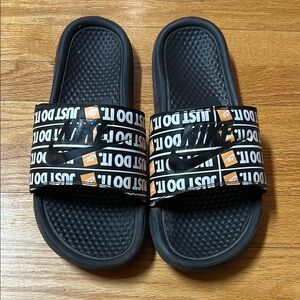 Nike Just Do It Black Slides